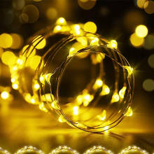 Guirnalda de luces navideñas de 2M, 20 luces Led estrelladas alimentadas por batería, para fiesta, dormitorio, artesanía de boda 2024 - compra barato