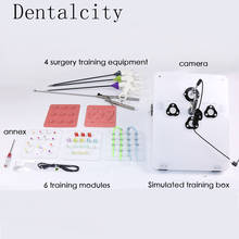 Caja de entrenamiento de cirugía laparoscópica, equipo quirúrgico simulado para estudiantes, médicos, enfermeros, herramientas de práctica de enseñanza 2024 - compra barato