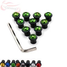 5mm 10Ps Motorcycle Windshield Nut Screw Kit For KAWASAKI Z250 Z300 Z750 Z800 Z900 ER6N Z1000 Z1000SX 2024 - buy cheap