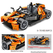 Bloques de construcción técnicos para niños, juguete de ladrillos para armar coche deportivo KTM x-bow moc, ideal para regalo 2024 - compra barato