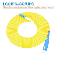 LC/ UPC-SC/UPC 10PCS/bag UPC Simplex singlemode fiber optic patch cord 2.0mm or 3.0mm FTTH fiber optic jumper cable 2024 - buy cheap