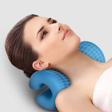 Cervical Neck Traction Support Massage Pillow Gravity Pillow C-Rest Pain Relief Back Stretching Relax Neck Correct Massager 2024 - buy cheap