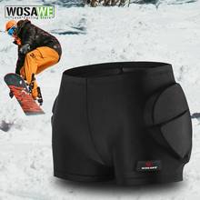 WOSAWE Figure Skateboarding Hips Protector Pad Sports Safety Protective Mat Protection Snow Ski Skate Snowboard Cycling Shorts 2024 - купить недорого