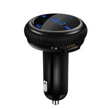 Auto Car Mp3 Player Bluetooth Wireless Fm Transmitter Handsfree Radio Music Player Adapter Disk Cars USB Car Charger LCD Display 2024 - buy cheap