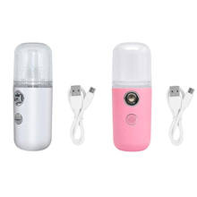 Nano-vaporizador Facial para mujer, Humidificador hidratante con USB, pulverizador Facial, belleza y cuidado de la piel 2024 - compra barato