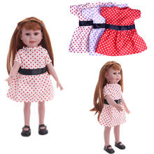 Кукольная юбка 2020 популярная новая волна точка талии для 18 дюймов американская кукла девочка и 43 см Новорожденные товары, наше поколение, кукла подарок 2024 - купить недорого