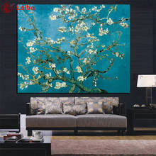 5d mosaic Diamond Painting Blossoming Almond Tree diamond Embroidery full square&round Diamond cross stitch home decor 2024 - buy cheap