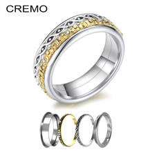 Cremo Stainless steel Rings Interchangeable Layered Ring Female Original Handmade Hundred Matching Wedding Band Accessories 2024 - buy cheap