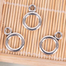 20pcs Necklace Bracelet DIY Jewelry Parts Accessories Stainless Steel Round Clasps Open Ring Clasp Toggle Clasps End Connectors 2024 - buy cheap