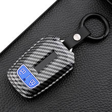 Carbon fiber Car Key Fob Cover Case For ISUZU D-MAX DMAX MUX Truck 2015 2017 2018 2020 Auto Smart Remote Keyless Protect Shell 2024 - buy cheap