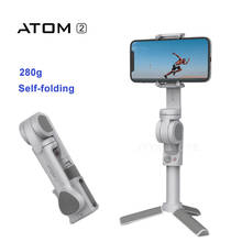 Snoppa ATOM 2 3-Axis смартфон карданный стабилизатор карманного устройства авто-складной Vlog видео Gimbal для iPhone Huawei Samsung Xiaomi 2024 - купить недорого