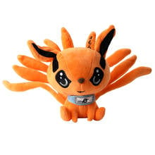 17cm Anime Uzumaki Naruto Kyuubi Kurama Plush Toys Nine-tales Fox Animals Doll 2024 - compre barato