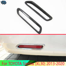 For TOYOTA Sienna (XL30) 2013-2020 Car Accessories ABS Chrome Front Fog Light Lamp Cover Trim Molding Bezel Garnish Sticker 2024 - buy cheap