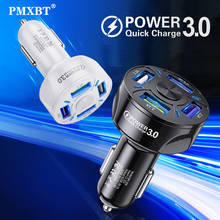 Car USB Charger Quick Charge 3.0 4.0 Universal 48W Fast Charging in car 4 Port mobile phone charger for samsung s10 iphone 12 11 2024 - buy cheap