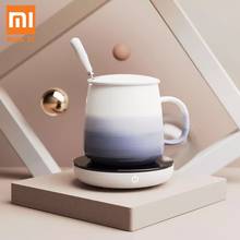 Подставка Xiaomi Xiaozuo для фарфора, стеклянная металлическая чашка, постоянная температура, изоляция от температуры, 55 градусов Цельсия, для зимы 2024 - купить недорого