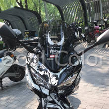 Acessório de motocicleta viseira para-brisa, para kawasaki ninja250 400 ninja400 18-19 2018 2019 2024 - compre barato