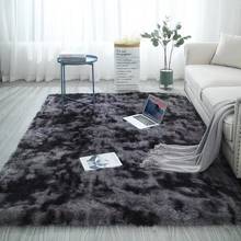 Thick silk wool carpet tie-dye printing rug living room study mat bedside bedroom carpet warm and comfortable carpet alfombra 2024 - buy cheap
