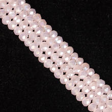 190pcs 2mm Rondell Austrian Pink Crystal Beads, Round Glass Beads, Accessories Beads For Necklace DIY Jewelry Making 2024 - buy cheap