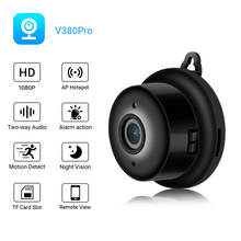 Mini Wifi IP Camera HD 1080P Wireless Indoor Camera Nightvision Two Way Audio Motion Detection Baby Monitor V380 2024 - buy cheap
