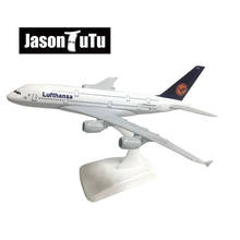 JASON tutú-avión Lufthansa Airbus A380 de 20cm, modelo de avión, Metal fundido a presión, escala 1/300, envío directo de fábrica 2024 - compra barato