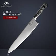 Cuchillo de corte de Chef Gyuto de 12 pulgadas, utensilio de cocina de acero inoxidable 1,4116, para cortar alimentos 2024 - compra barato