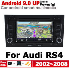 Gps automotivo android, 2 din, dvd, para audi a4, rs4, 8e, 2002, 2003, 2004, 2005, 2006, 2007, mmi, navegação multimídia, sistema wi-fi 2024 - compre barato