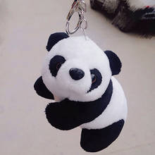 Cute Plush Panda Pendant Keychain Women Men Car Key Chain Fashion Children School Backpack Handbag Bag Decoration Jewelry Gift 2024 - buy cheap