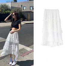 kpop Korean Celebrity the same White Super sweet Fairy dress summer kawaii elegant dress women streetwear tshirt dresses clothes 2024 - buy cheap