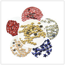 NEW High Quality 6x6mm, 8x8mm Crystal AB Star Hotfix Rhinestones / Iron On Flat Back Crystals 10 colors 2024 - buy cheap