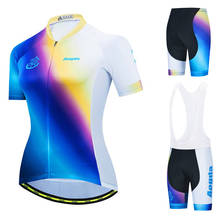 Aogda Summer Women Cycling Clothing Sets Maillot Ciclismo Short Sleeve Bike Jersey Breathable Bicycle Clothes Wear 2024 - buy cheap