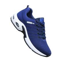 Tênis de corrida masculino, calçado esportivo respirável com amortecedor de ar para caminhada e áreas externas, tamanho 39-44 2024 - compre barato