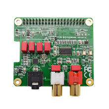 Pcm5122 placa de áudio dac hifi, placa de expansão pcm5122 hifi dac para raspberry pi 4 3 b + pi zero w 2024 - compre barato