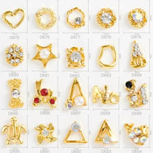 Diamantes de imitación decorativos para decoración de uñas, accesorios de diseño 3D de alta calidad con diseño de tortuga, Love, 20 Uds. 2024 - compra barato