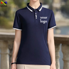 Polo con logotipo personalizado para hombre y mujer, camisa informal con logotipo impreso, uniforme de empresa, DIY/diseño 2024 - compra barato