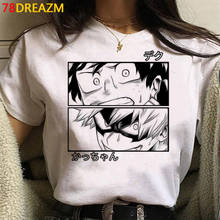 Camiseta de My Hero Academia para mujer, remera de Boku No Hero Academia, remera de tumblr japonés harajuku kawaii, playera informal ulzzang 2024 - compra barato