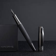 3Pcs Hongdian 6013 Black Metal Fountain Pen Ink Pen Titanium Black EF/F Nib Gun-black Pen Cap Clip Excellent Business Gift Pen 2024 - buy cheap