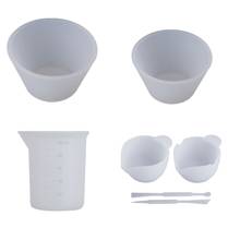 New Crystal Epoxy Silicone Mold Dispensing Measuring Cup DIY Jewelry Crafts Making 2024 - buy cheap
