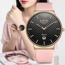 Relogio feminino LIGE женские часы Топ люксовый бренд Девушка кварцевые часы повседневные кожаные женские часы Reloj Mujer 2024 - купить недорого