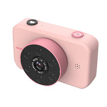 Câmera filmadora digital infantil recarregável, câmera de vídeo digital com tela de 2.4 ", lentes duplas de 50mp/1080p para crianças 2024 - compre barato