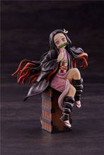 Figura de acción Demon Slayer de 17cm, Kimetsu no Yaiba, Kamado, Nezuko, modelo de colección en PVC, juguetes para regalo de Navidad 2024 - compra barato