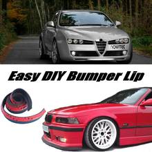 Saia defletora para alfa romeo 159 ar 2005 ~ 2016, saia de spoiler dianteiro para ajuste de carro, kit de carroceria, tira, saia frontal 2024 - compre barato