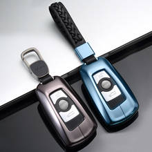 Capa de chave de carro de liga de alumínio, capa de chave para bmw 520 525 f30 f10 f18 118i 320i 1 3 5 7 series x3 x4 m3 m4 m5 2024 - compre barato