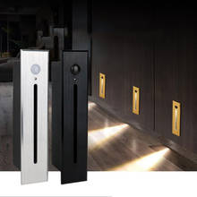 3W Recessed Led Stair Lighting Smart Motion Sensor + Light Sensor Indoor Outdoor Step Wall Lights Corner Hallway Stairway Light 2024 - buy cheap