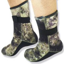 Camouflage Snorkeling socks 3MM neoprene diving socks non-slip Anti-scratch for men and women winter thermal Swimming Socks 2024 - buy cheap