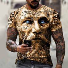 2021 new, 3D men's t-shirt, short-sleeve t-shirt, summer fashion short sleeve, men's fashion t-shirts, fashion t-shirt for men 2024 - купить недорого