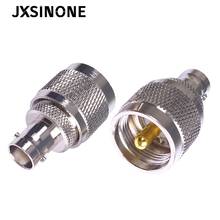 JXSINONE 1PC BNC Female Jack to UHF PL259 Male Plug RF Adapter Nickel Plated Copper Connector Coaxial For Radio Antenna Aerial 2024 - buy cheap