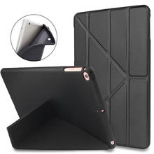 New fashion simple For iPad 9.7 2017 2018 5th 6th Generation A1822/A1823/A1893/A1954, Soft TPU Leather Smart Cover iPad air 2 1 2024 - buy cheap