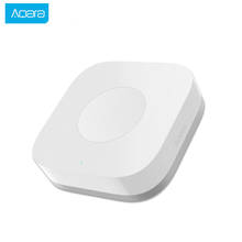 Aqara-interruptor inalámbrico inteligente, dispositivo de 1 tecla, aplicación de Control remoto, conexión Wifi ZigBee para aplicación Mi Home 2024 - compra barato