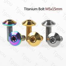 Tgou-perno de titanio M5x12/15mm, tornillo de cabeza Torx T25 para motocicleta y bicicleta, 2 uds. 2024 - compra barato