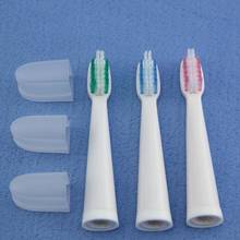 Lansung 3 pçs cabeça escova de dentes elétrica cabeça substituição apto para u1 a39 a39plus a1 sn901 sn902 escova de dentes higiene oral 2024 - compre barato